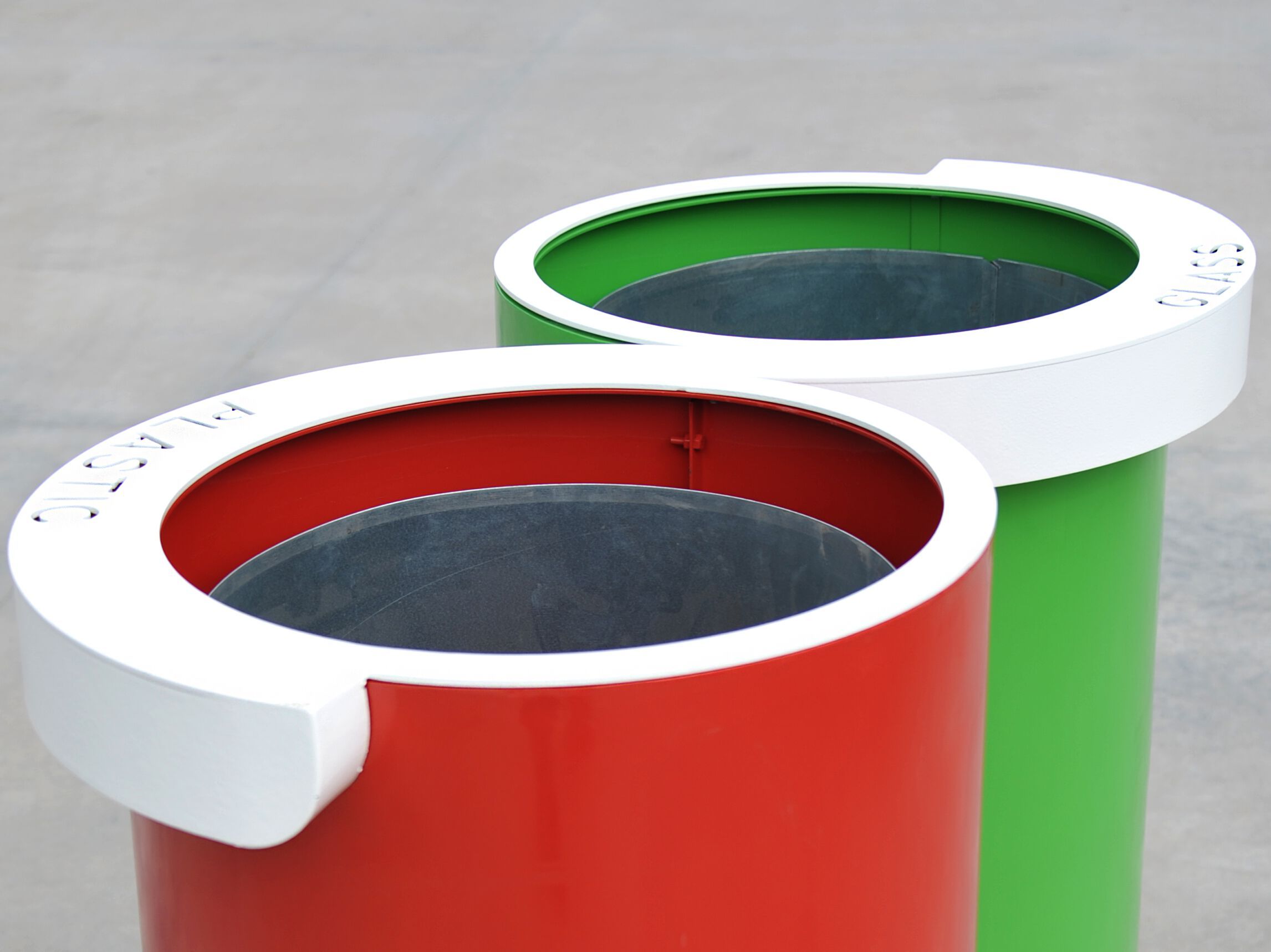 Оцинкованная стальная мусорная корзина для мусора Viscio Urban Design ESSE-O ARCH-00037209 - Вид №5