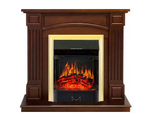 90817512 Каминокомплект Boston с очагом Majestic FX BR 1800Вт темный дуб STLM-0396073 ROYAL FLAME