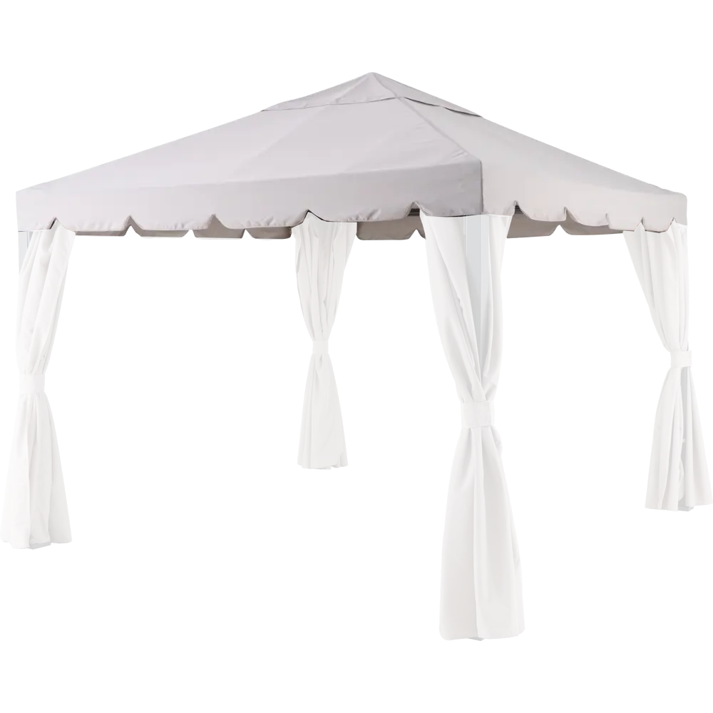 Крыша для павильона Ysis 240G 3x3 м цвет серый/коричневый NATERIAL STLM-2033785