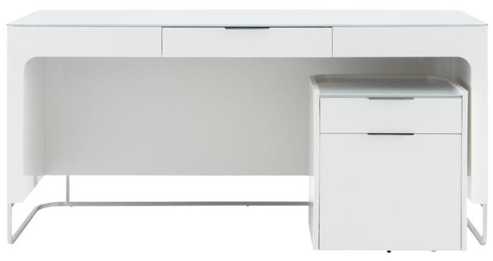 Стол из лакированной фанеры прямоугольной формы с ящиками Hyannis port 008lgj10 Santreyd - Вид №2