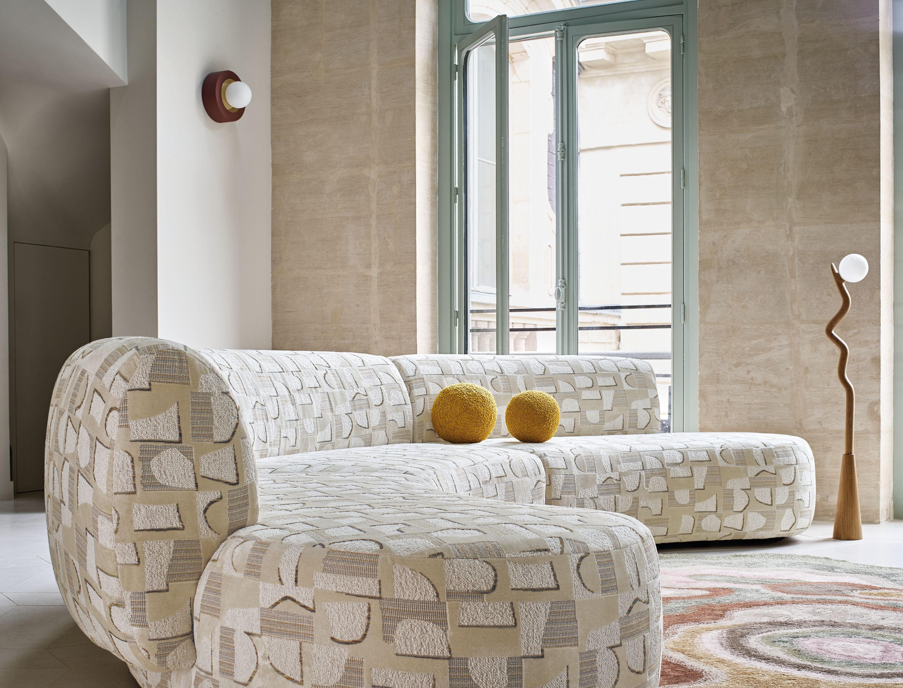 Жаккардовая обивочная ткань Casamance плакат ARCH-00147368 - Вид №1