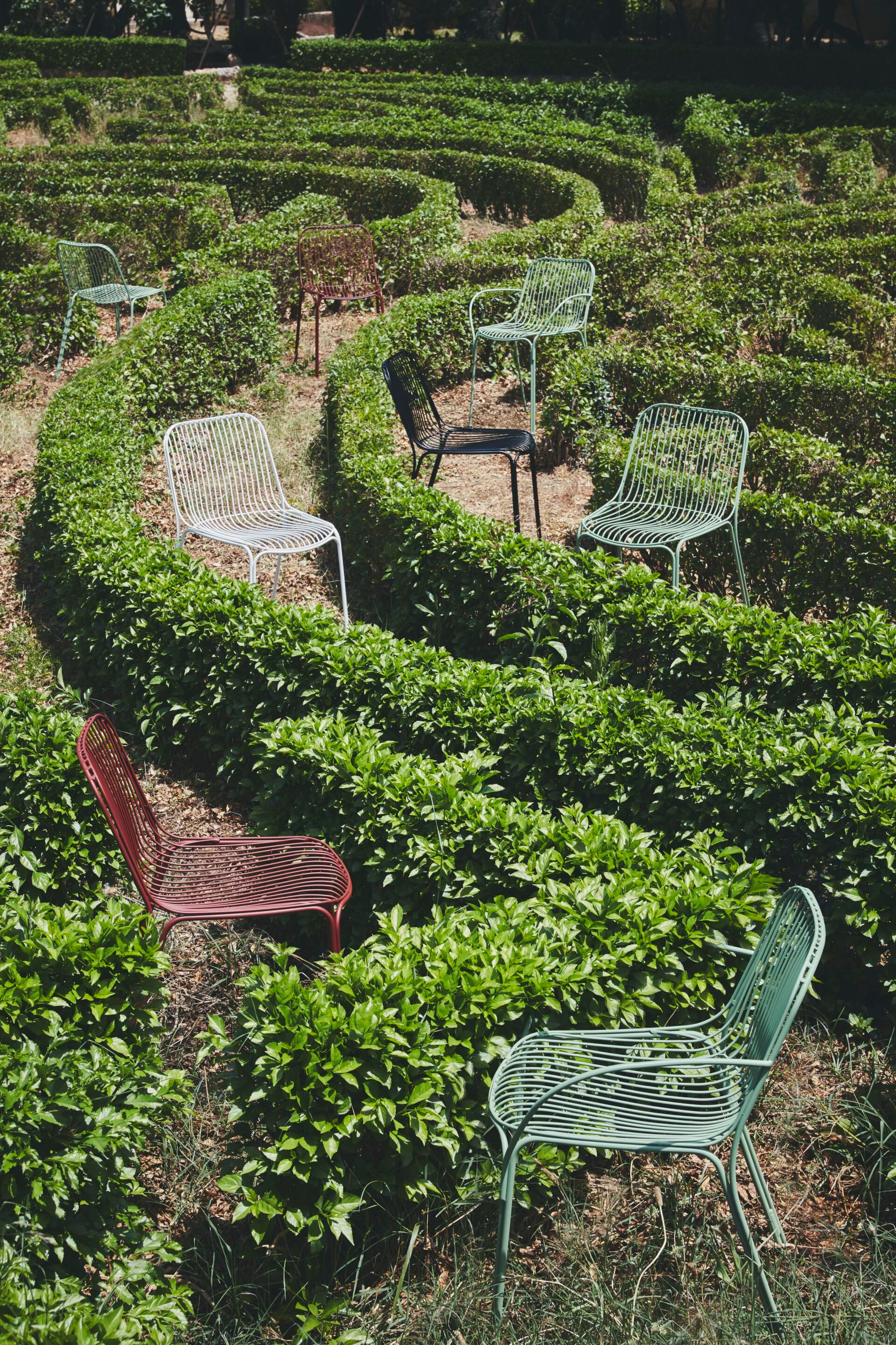 Садовый стул из оцинкованной стали Kartell Hiray ARCH-00068668 - Вид №6