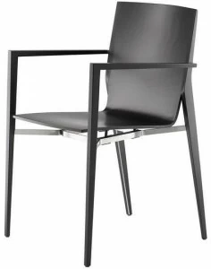 rosconi Штабелируемый деревянный стул с подлокотниками Tendo