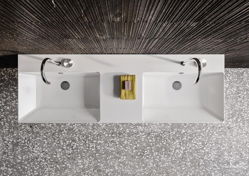 Подвесная раковина настенная овальная CERAMICA CATALANO New zero белая sun-id-1448392 - Вид №1