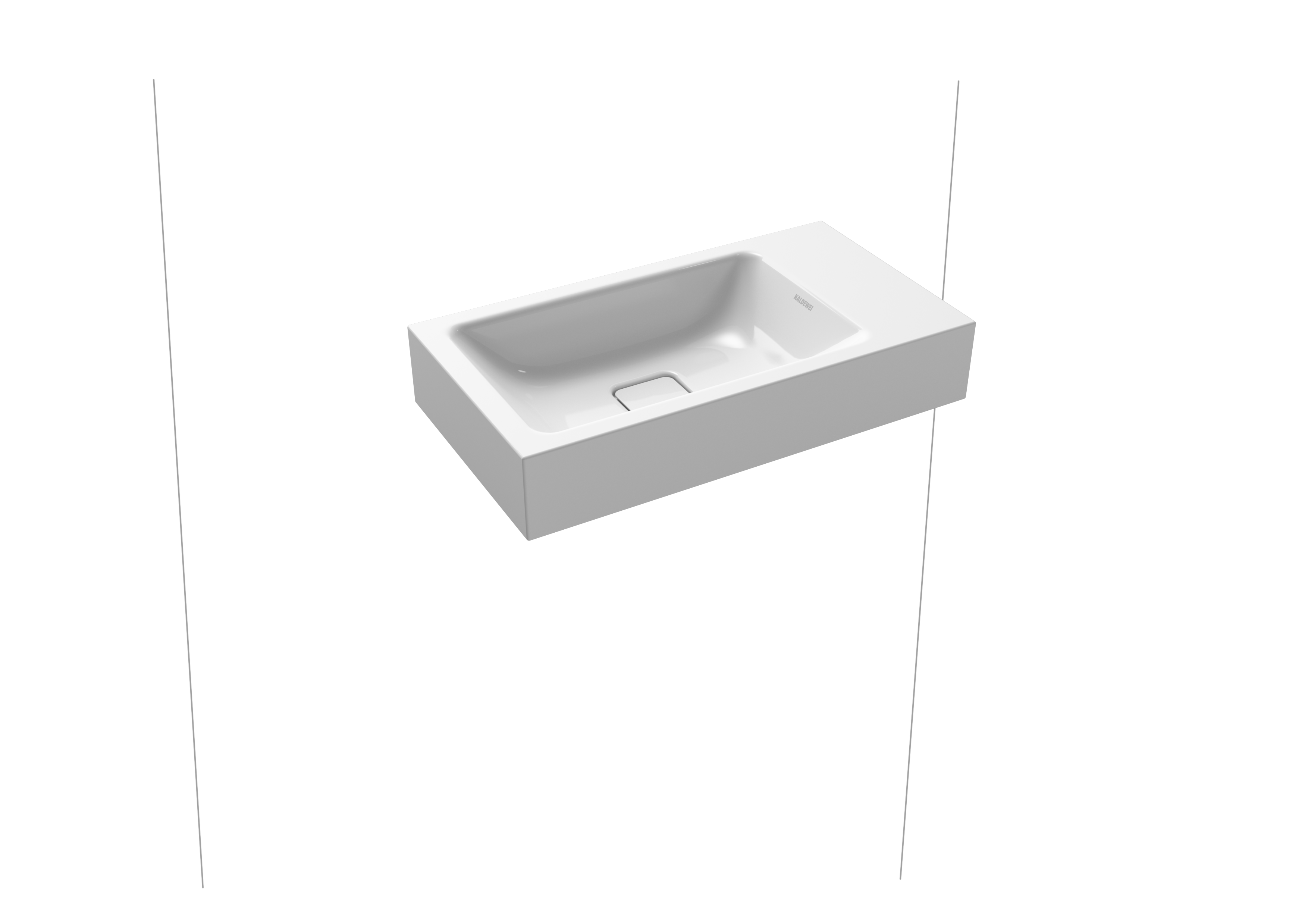 Умывальник KALDEWEI Сталь эмалированная 3073 445 теплый серый 10 30733319445 - Вид №1
