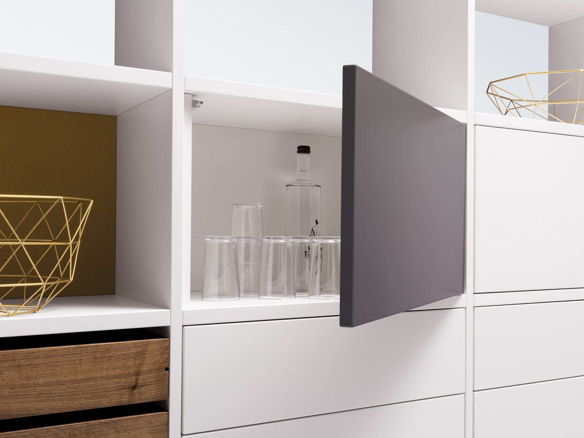 Модульный офисный книжный шкаф werner works basic view ARCH-00090046 - Вид №12