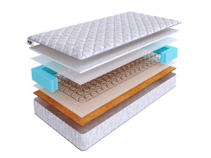 90898129 Матрас PRACTIC FIRM BS 140x220 см зависимый пружинный блок STLM-0419129 SKYSLEEP