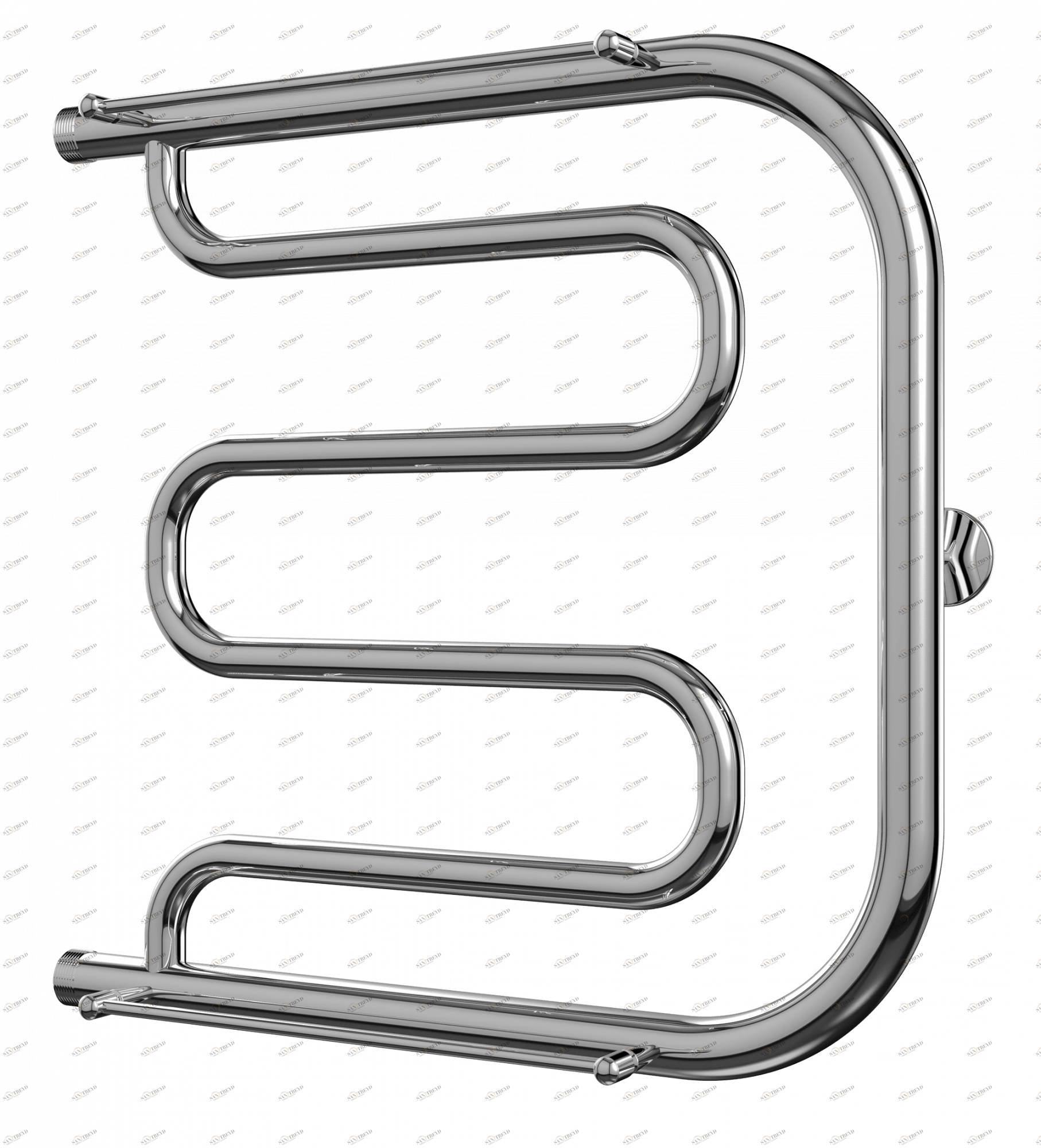 4620768881343 ЭКОНОМ Фокстрот AISI 32х2 600х700 Полотенцесушитель TERMINUS Нержавеющая сталь
