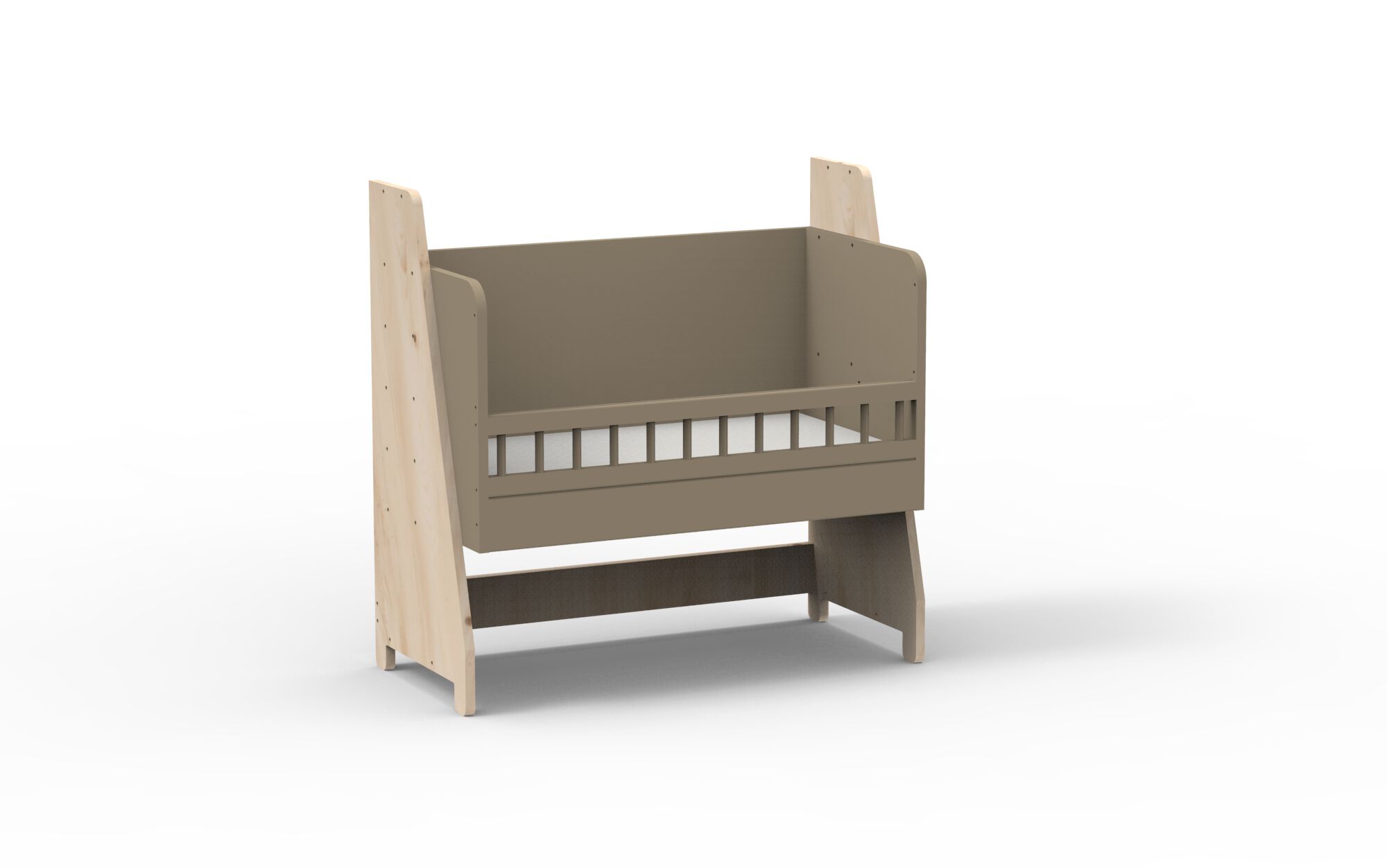 Лакированная деревянная кровать для сна Mathy by Bols ASYMETRY ARCH-00052185 - Вид №44