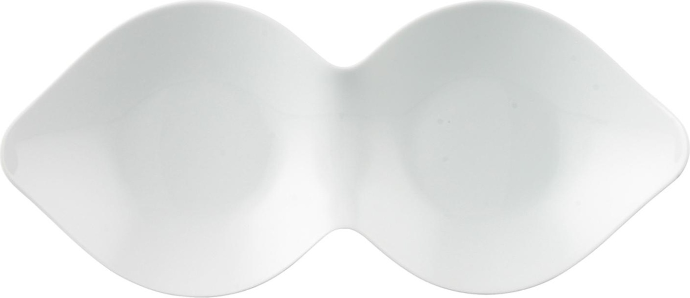 72428 Rosenthal Блюдо двухсекционное Rosenthal Фри Спирит Вайс 35см, фарфор Фарфор 
