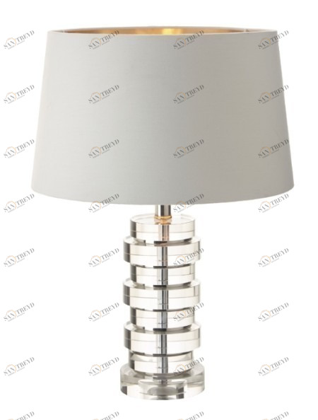 Настольная лампа Acciano (только основание) от RVAstley 50038 RVASTLEY ИНТЕРЬЕРНЫЕ 062120 Белый;прозрачный 