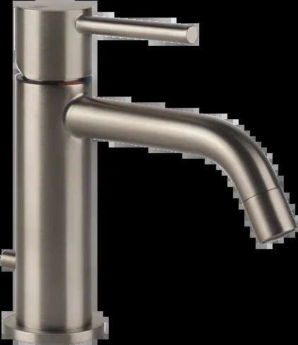Смеситель для умывальника 18601 149 Gessi Via tortona МАТОВЫЙ НИКЕЛЬ FINOX