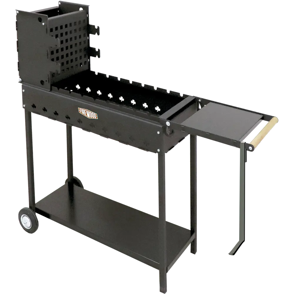 Мангал Firewood Alcor 144х36х111 см сталь черный STLM-2108661