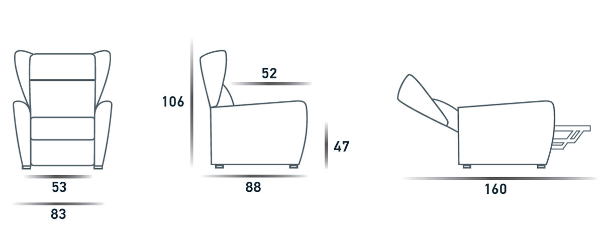 Кресло-Подъемник Moteur Lift-Relax 1 Spaziorelaxitalia  Firenze Firenze Moteur Lift-Relax 1 - Вид №4