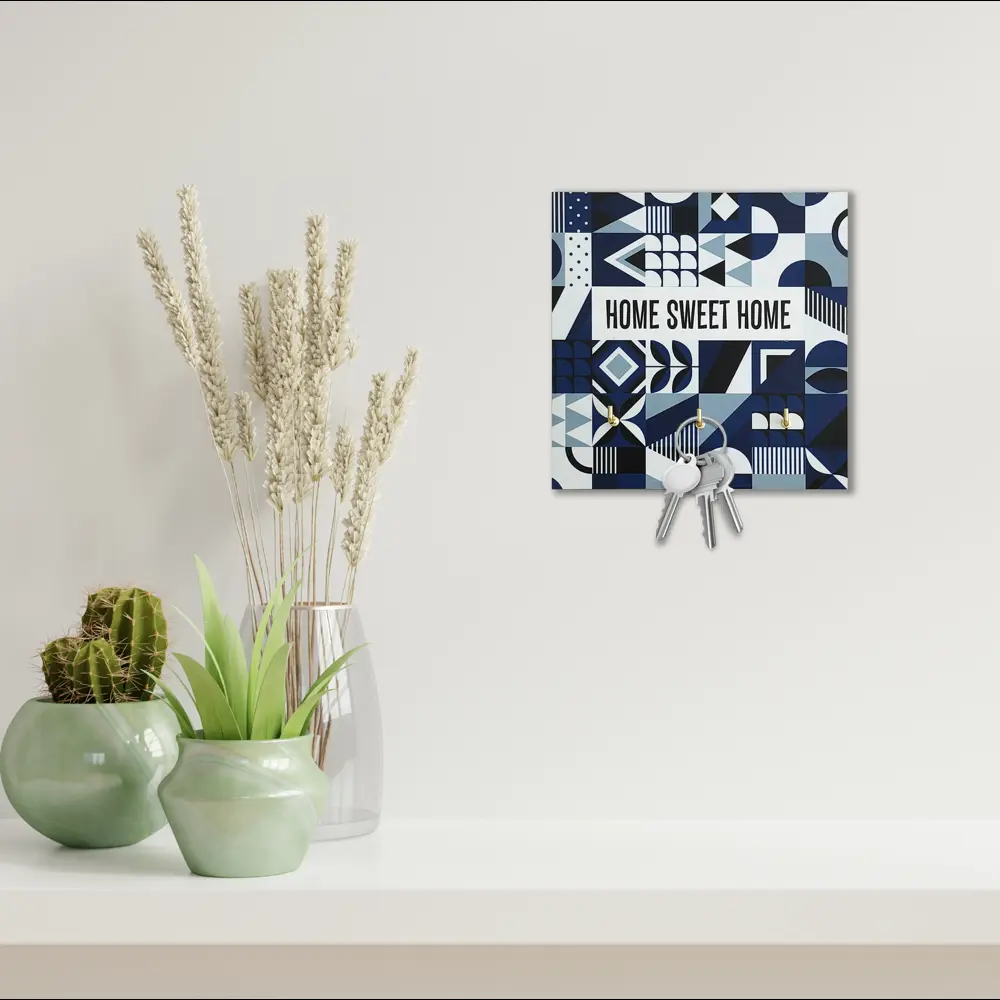 Ключница Sweet Home цвет синий 12x12см 82748393 STLM-2141820 Santreyd  - Вид №1