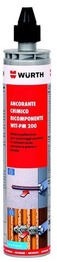 Würth Двухкомпонентная полиэфирная смола без стирола Ancoraggi chimici 5918242300 - Вид №1