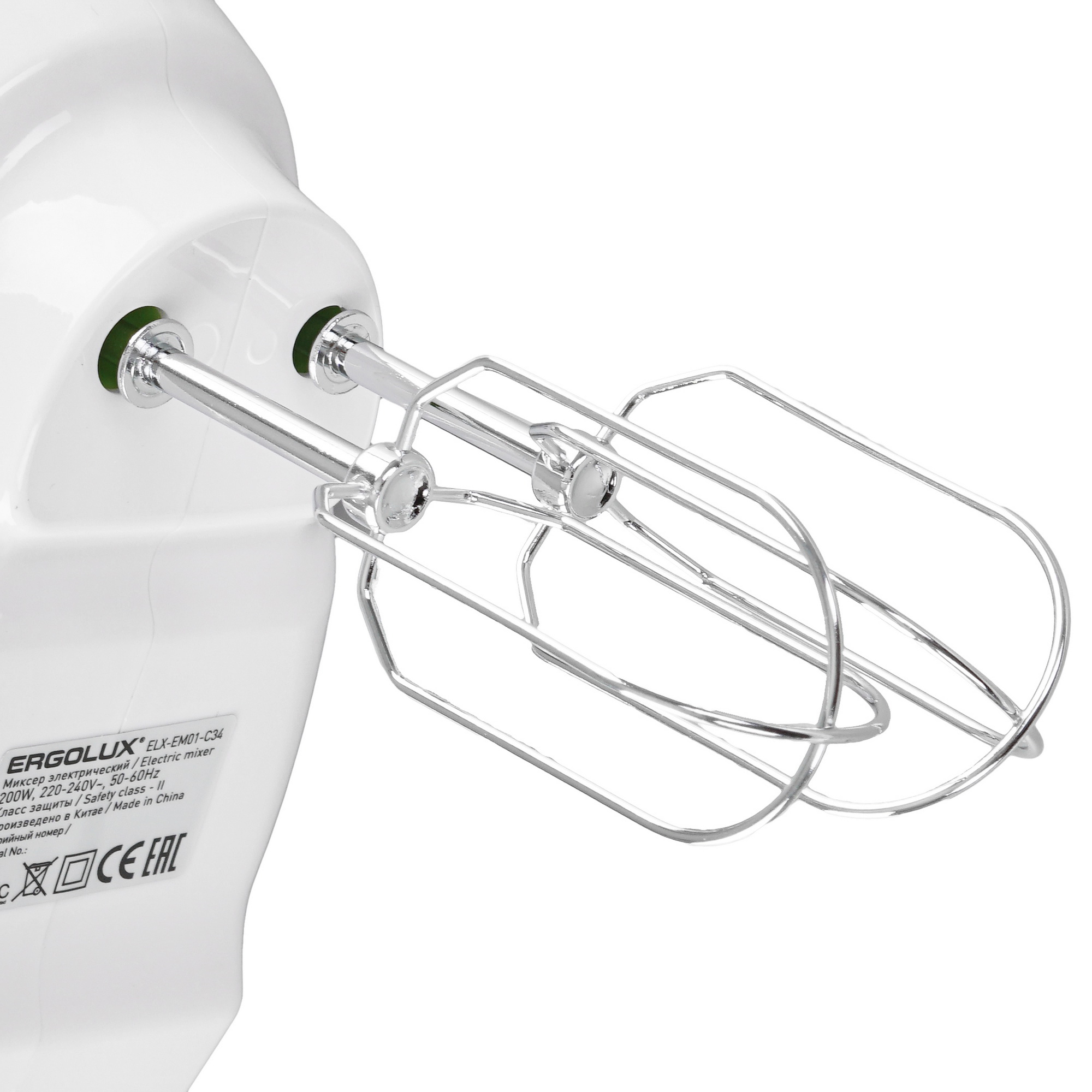 5368500 Миксер ERGOLUX ELX-EM01-C34 белый STDN-0119026 - Вид №4