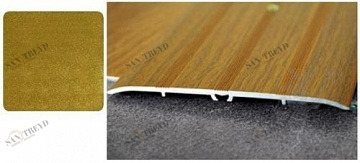 Профиль стыкоперекрывающий ПС 03.1800.02 золото ЛУКА 2541222