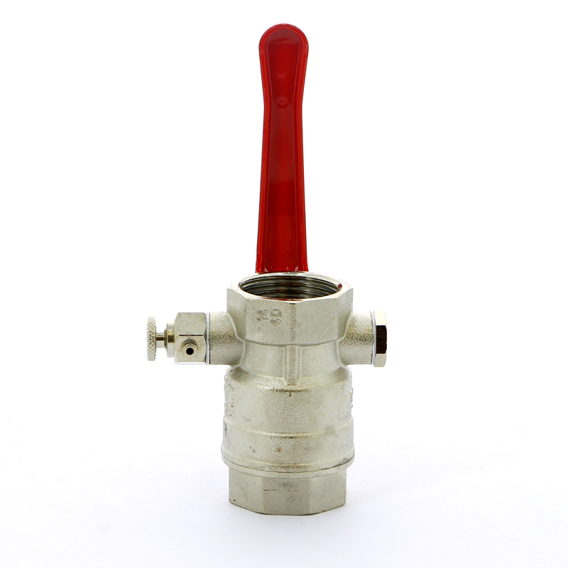 Кран шаровой ВВ с заглушкой и дренажным вентилем рычаг ITAP 1" 1151 - Вид №5