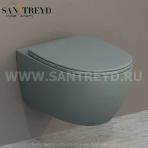 MDS02BL Подвесной унитаз настенный Синий Ceramica Globo 4ALL Италия