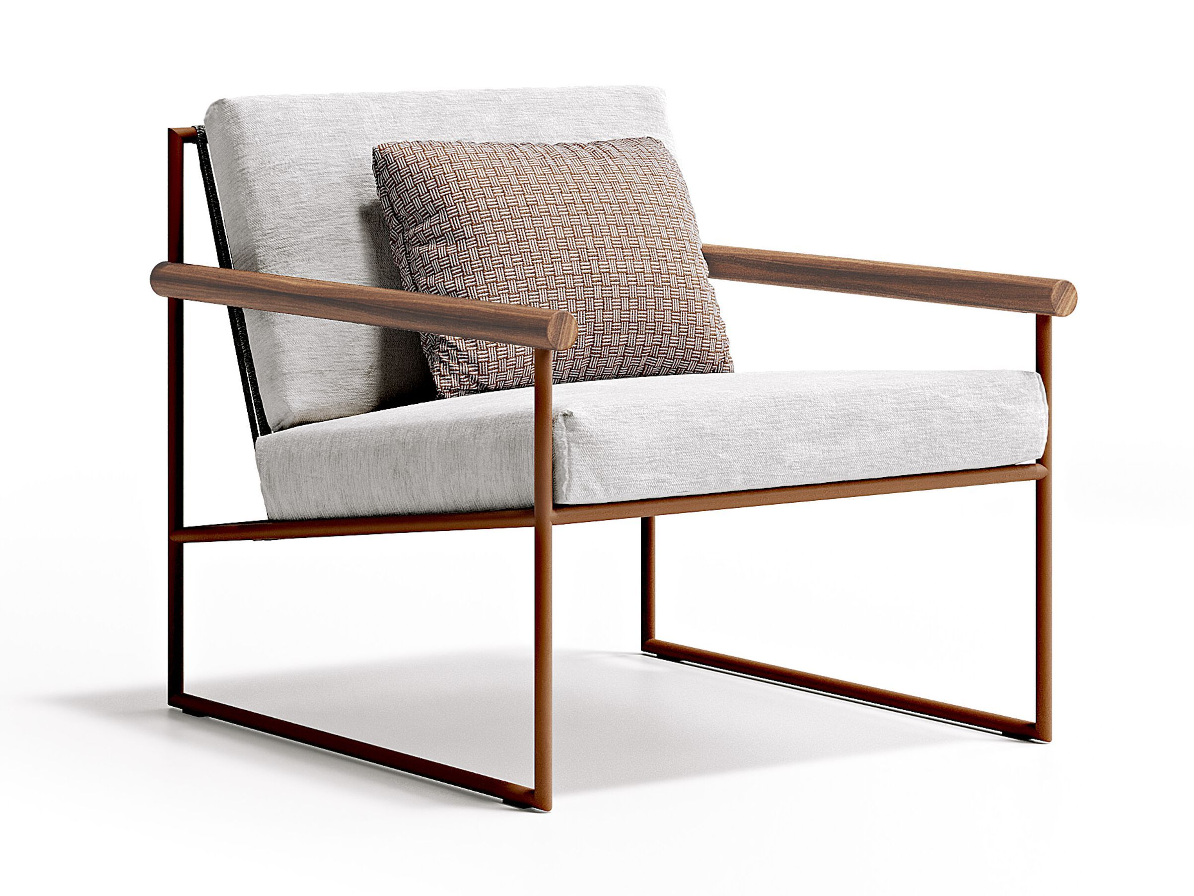 Ткань сани сад стул с подлокотниками Atmosphera труба ARCH-00055811