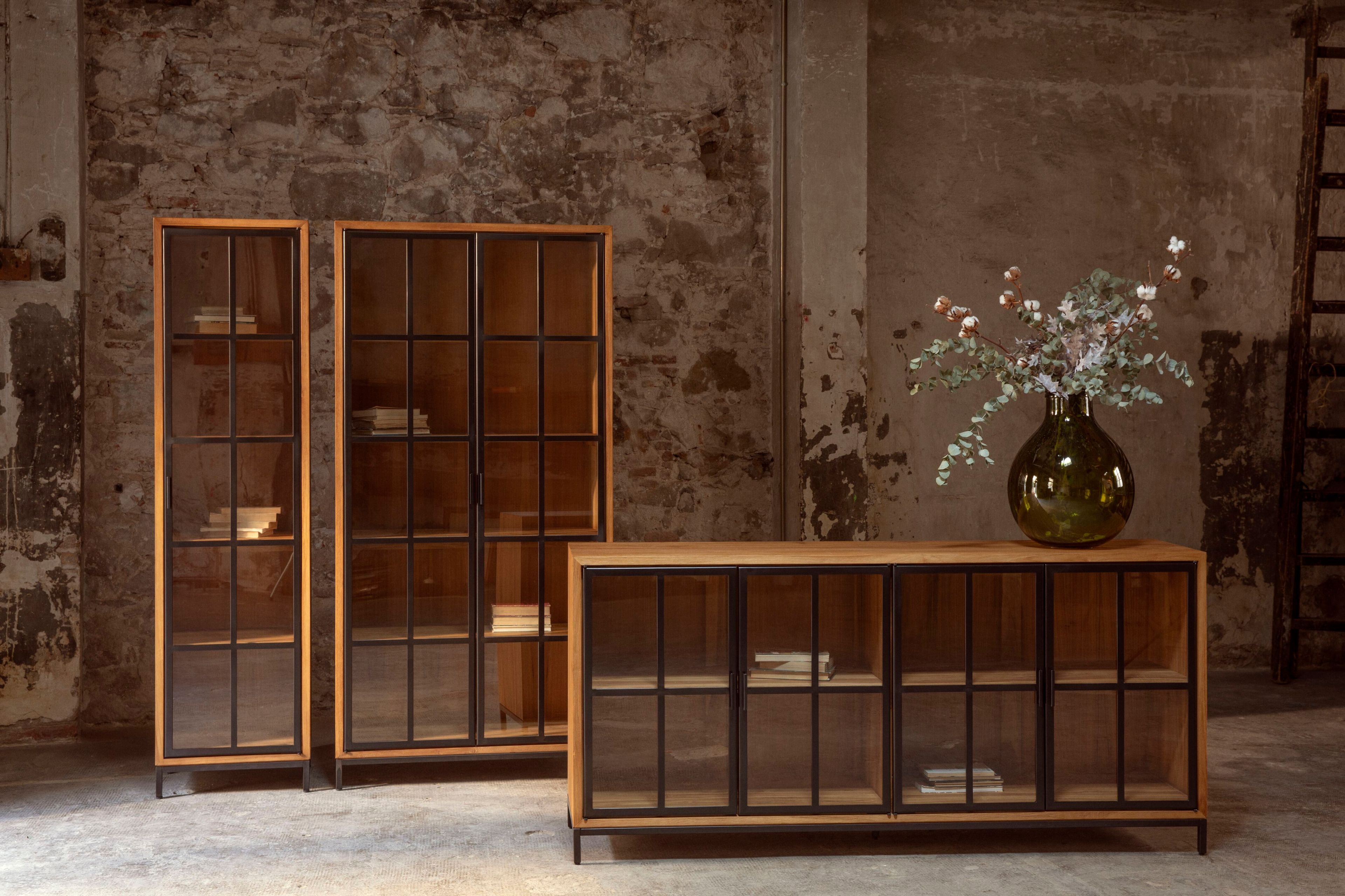 Шкаф из стали и дерева с распашными дверями Pilma Craft ARCH-00045321 - Вид №8