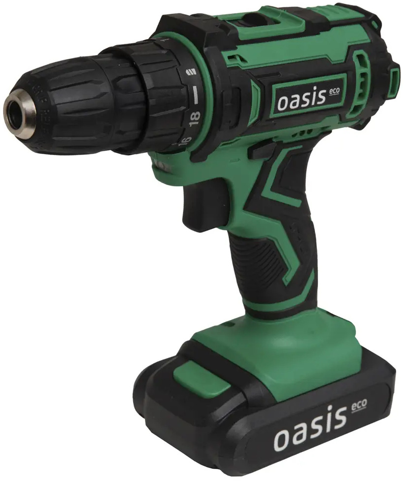 Аккумуляторный шуруповерт Oasis Eco ASB-18S с двойным аккумулятором 89372825