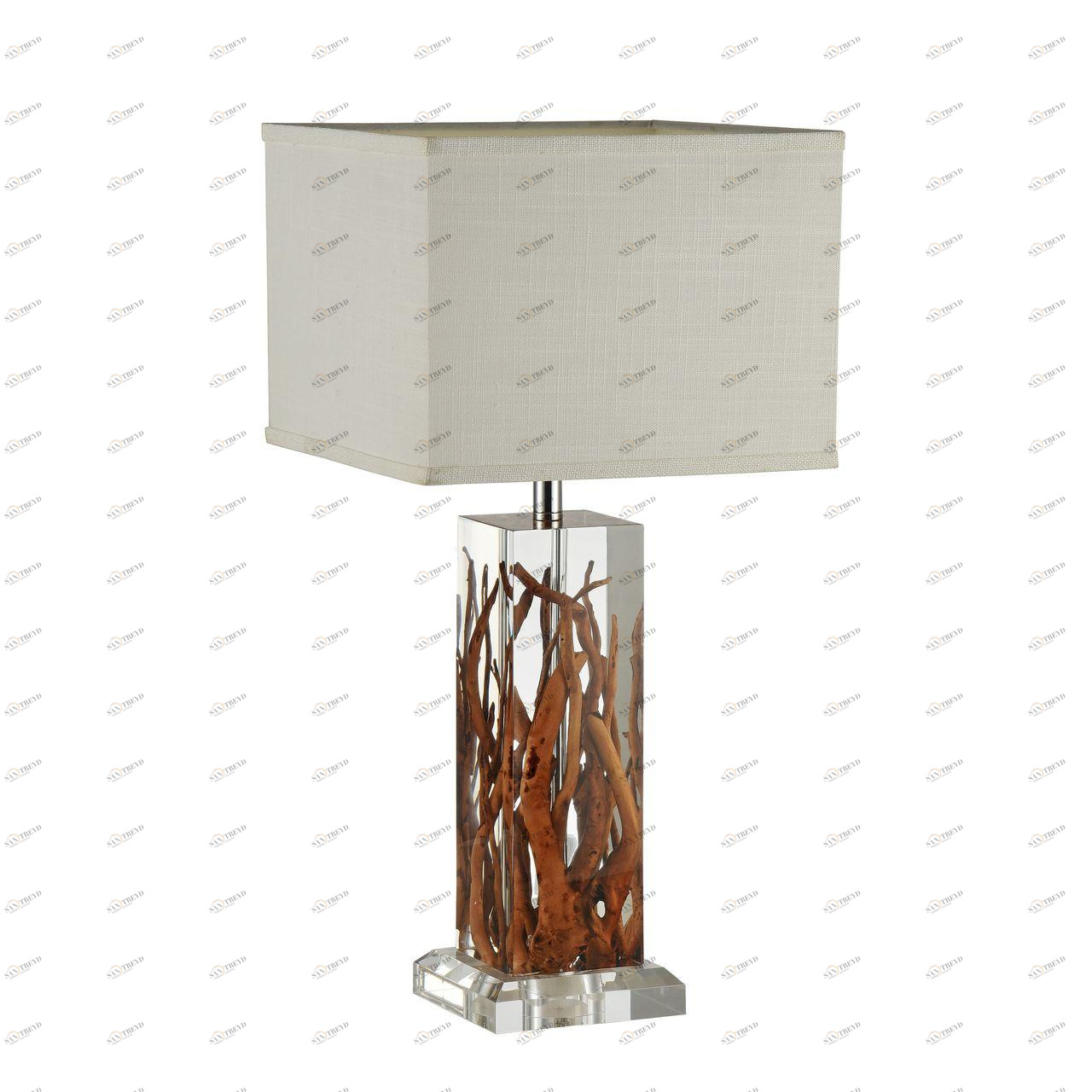 Настольная лампа Divinare 3200/09 TL-1 DIVINARE ВАЗА 110465 Белый;коричневый 