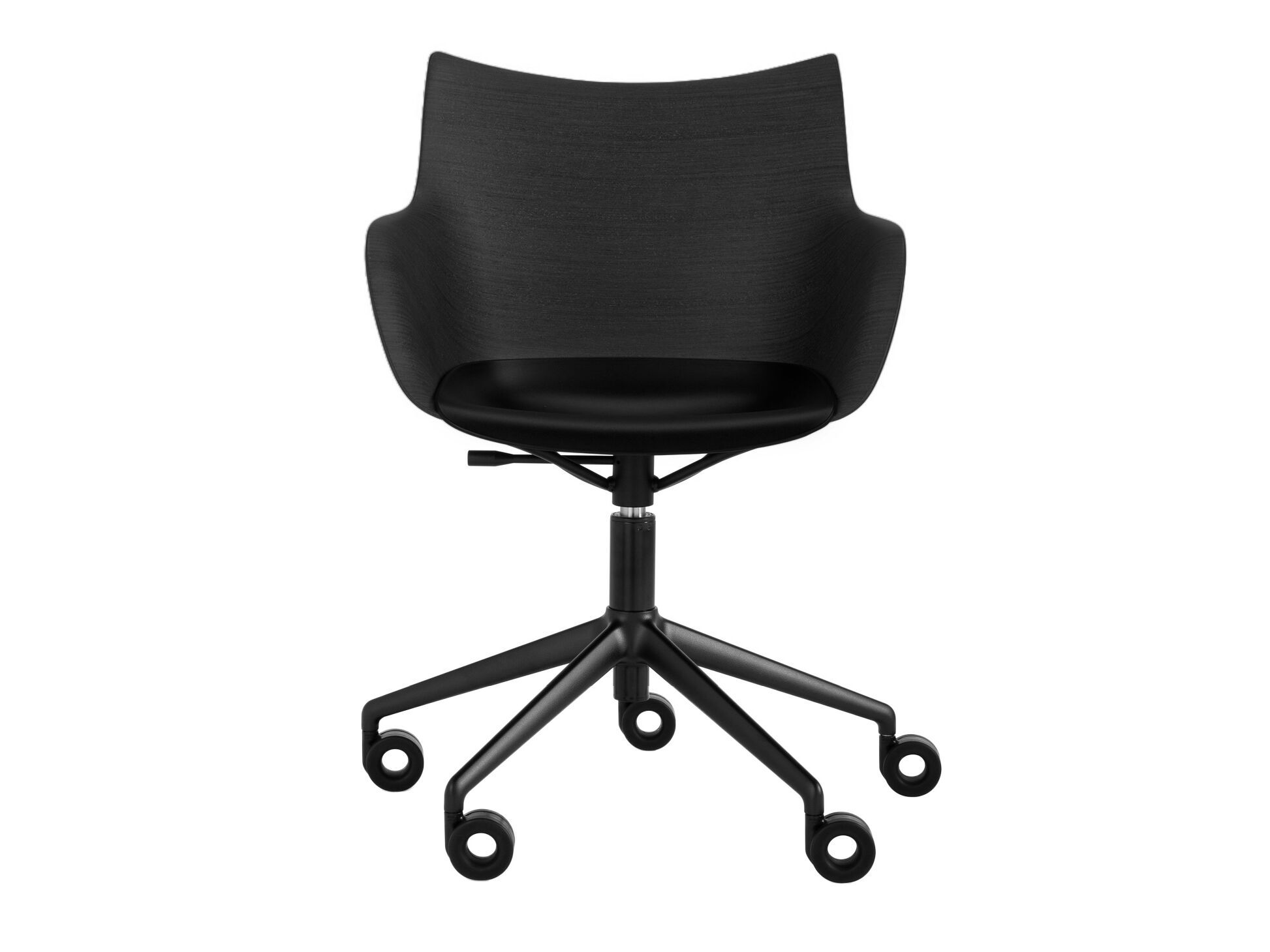 Стул с регулируемой высотой из шпона с колесами Kartell Smart Wood ARCH-00040971 - Вид №17