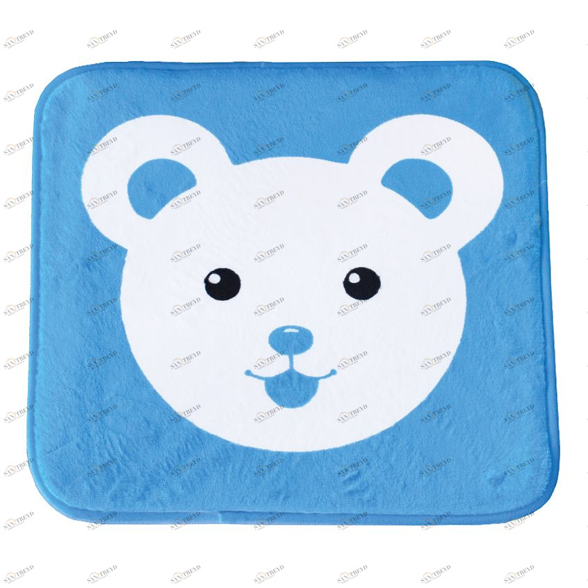 Подушка для стульчика голубая BL Cusion-Teddy-BL MEALUX EVO  00-3947261 Голубой Santreyd 