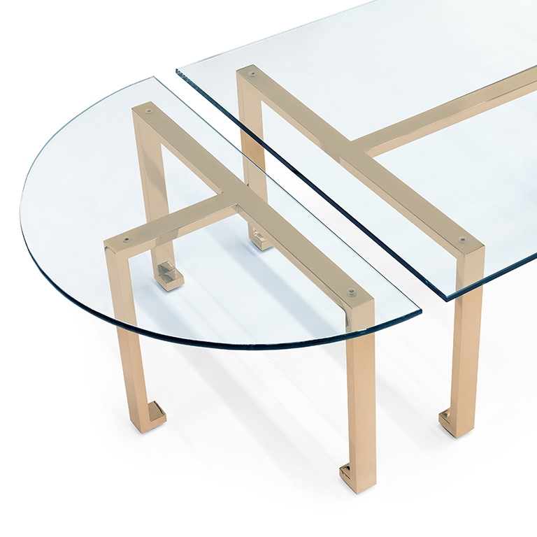 450149-28 ABHIKA КОФЕЙНЫЙ СТОЛ KOMPO H40 200X80 COPPER  - Вид №2