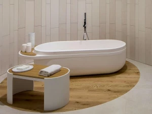 KRION Отдельностоящая овальная ванна Aro