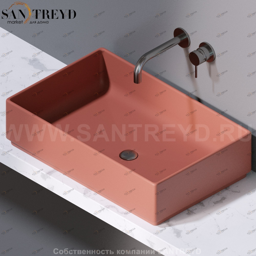 L620142 Накладная раковина на столешницу  прямоугольная A. e T. Italia Fly AeT ITALIA