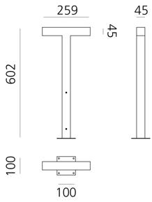 Artemide Светодиодный алюминиевый столбик Walking sun-id-1384719 - Вид №9