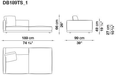 B&B Italia Кожаный диван Dock sun-id-1441060 - Вид №51