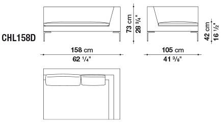 B&B Italia Модульный тканевый диван Charles large sun-id-1368437 - Вид №11