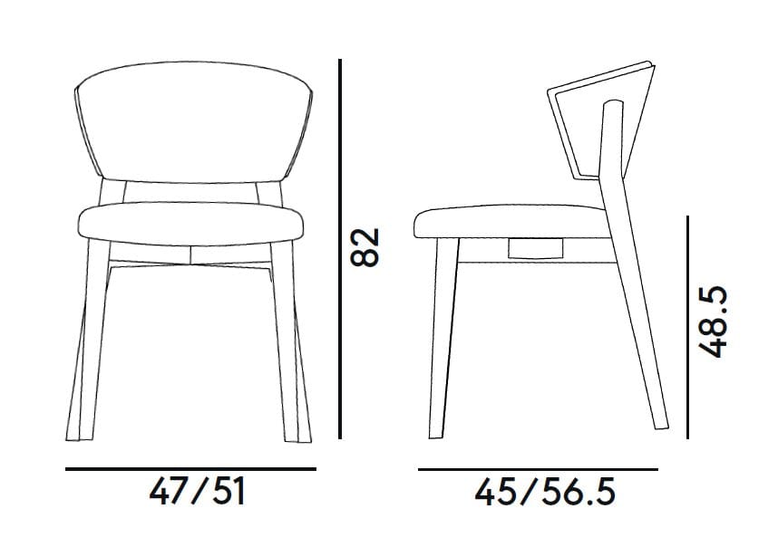 Мягкий стул из бука Billiani Стелла ARCH-00084907 - Вид №7