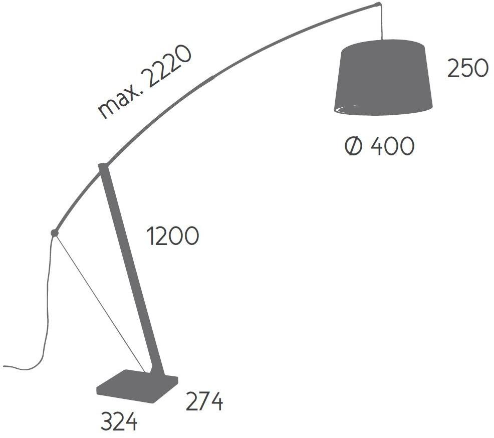 Aromas del Campo Регулируемая дуговая лампа  P1192  - Вид №3