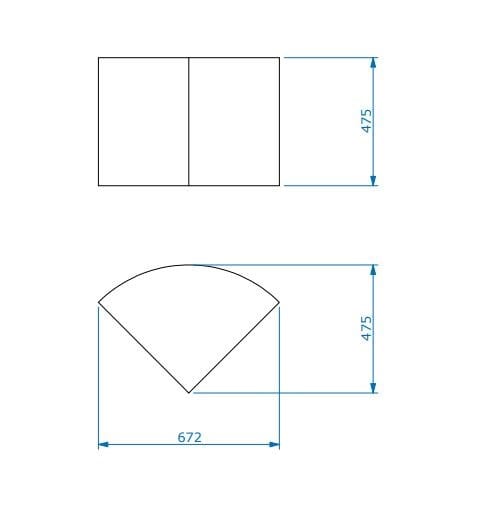 Модульный пуф из пены QM Quinze & Milan Форма ARCH-00103468 - Вид №2