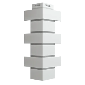 Угол наружный Dacha Кирпич гладкий цвет белый