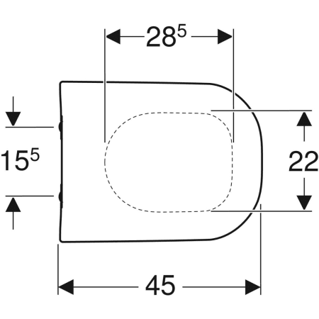 500.979.01.1 Сиденье для унитаза Geberit Smyle Geberit  - Вид №2