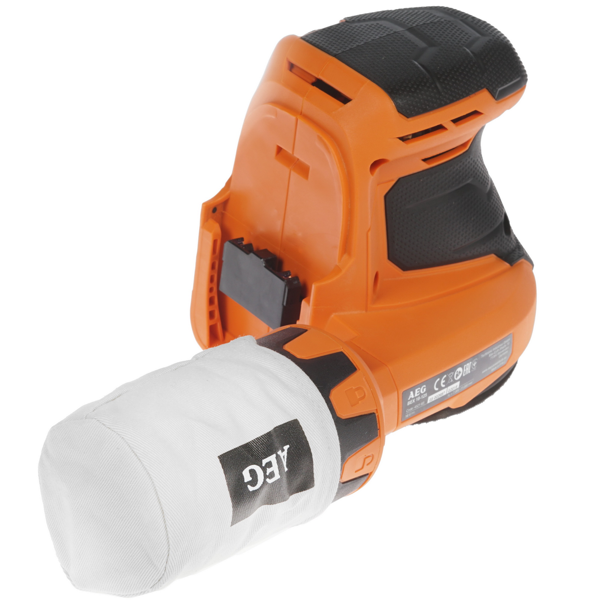 Эксцентриковая шлифмашинка AEG BEX18-125 - 0 PRO 18V  , Без ЗУ, Без АКБ 7998641 STDN-0110715 - Вид №1