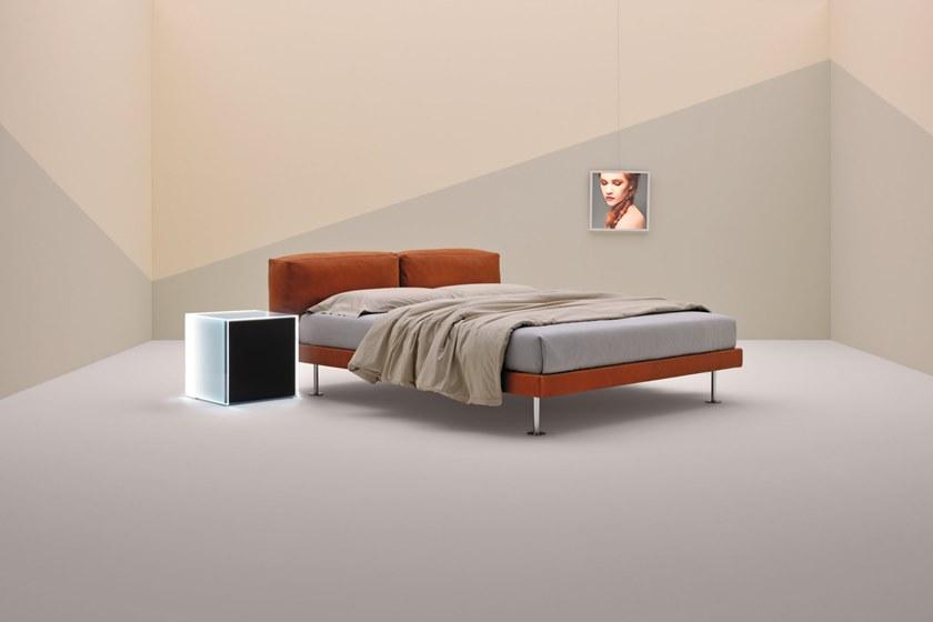 Frauflex Квадратная тумбочка из дерева и стекла с подсветкой sun-id-1355957 - Вид №4