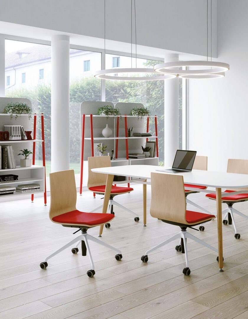 Офисное кресло из бука с 5 спицами Sesta Q2 ARCH-00088851 - Вид №2