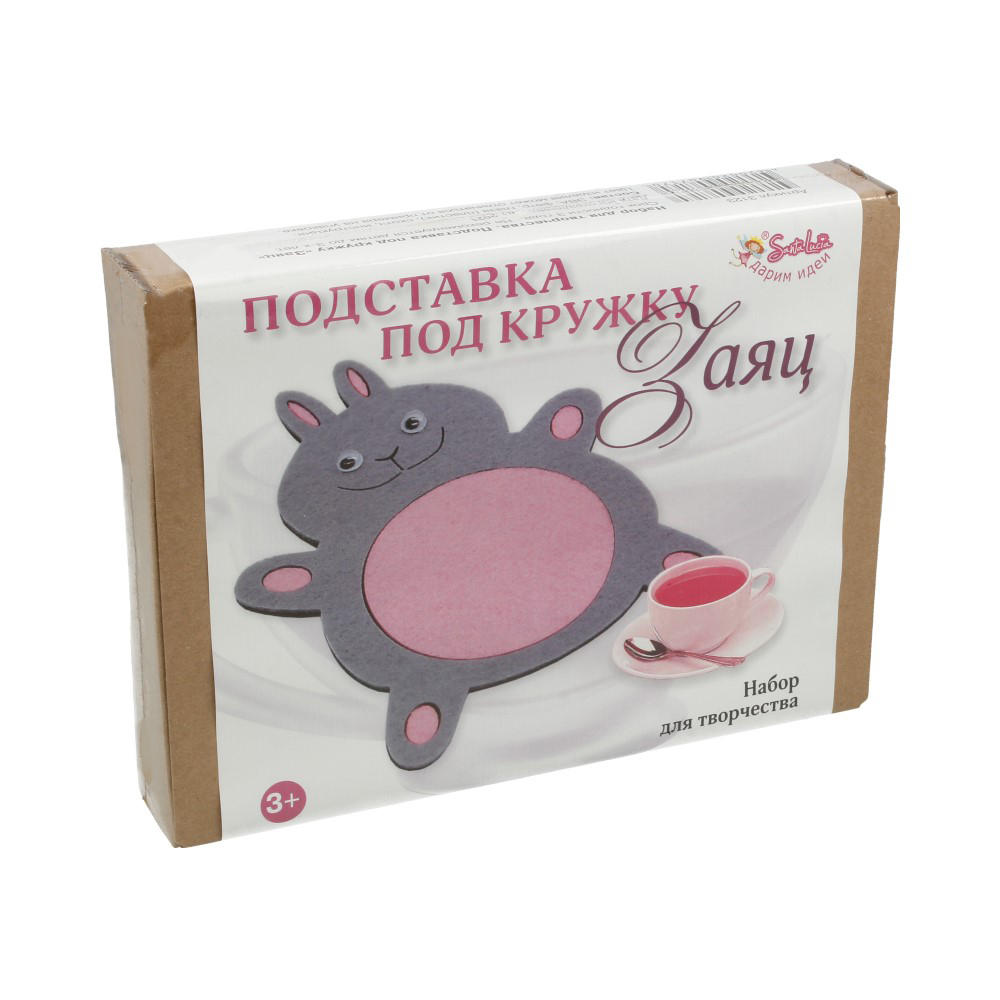 3123 Набор для создания подставки под кружку заяц САНТА ЛЮЧИЯ 