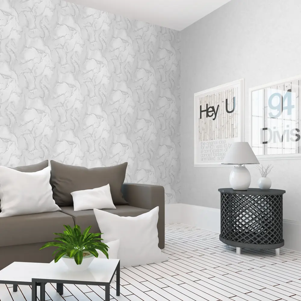 Флизелиновые обои ATELIERO Alicante белые 1.06 м - элегантная отделка 84897151 STLM-0057063 - Вид №3