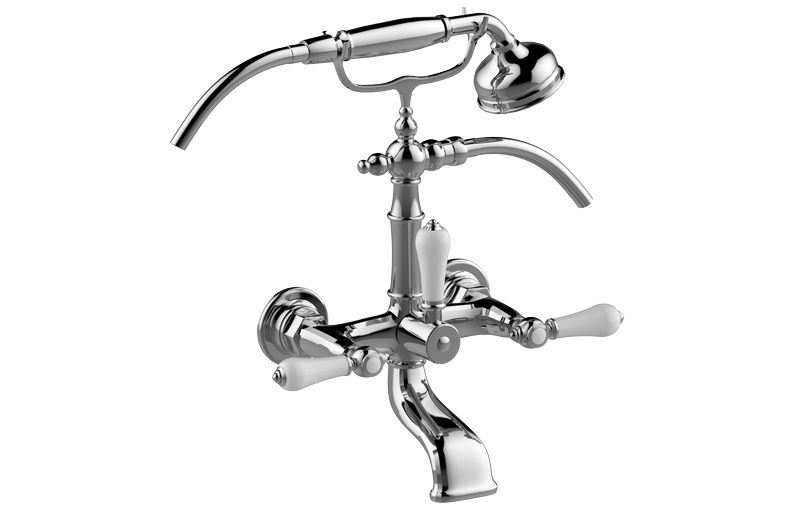 E-3853-LC1 Настенный смеситель для ванной с душевым комплектом GRAFF Adley