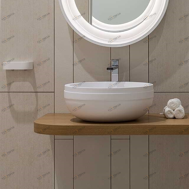 S502800003 Накладная раковина на столешницу  овальная SYSTEMPOOL 