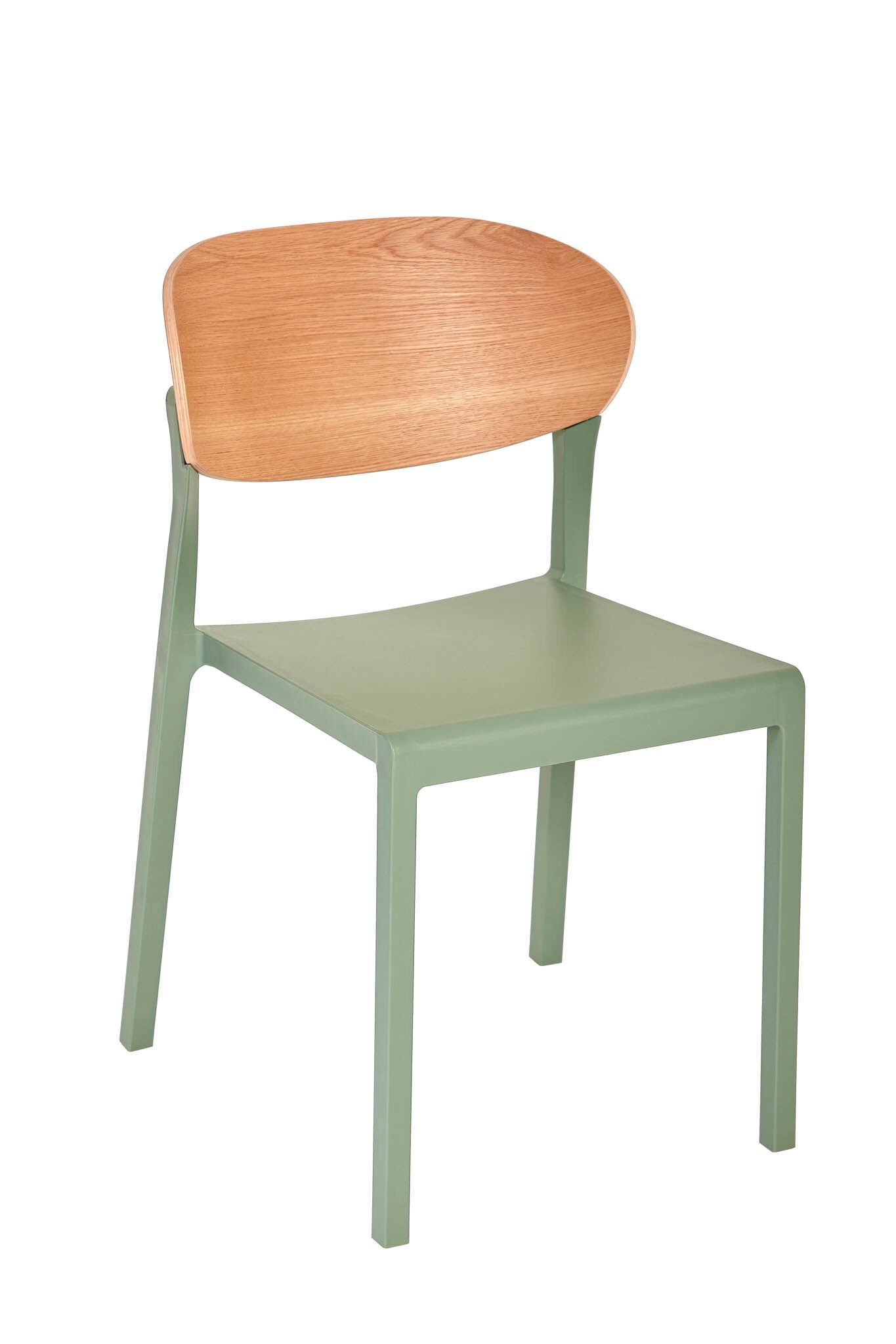 Садовый стул из полипропилена с деревянной спинкой Ezpeleta BAKE WOOD ARCH-00073360 - Вид №22