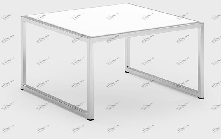 Viganò Низкий квадратный журнальный столик из металла и дерева Apollo sun-id-1410350